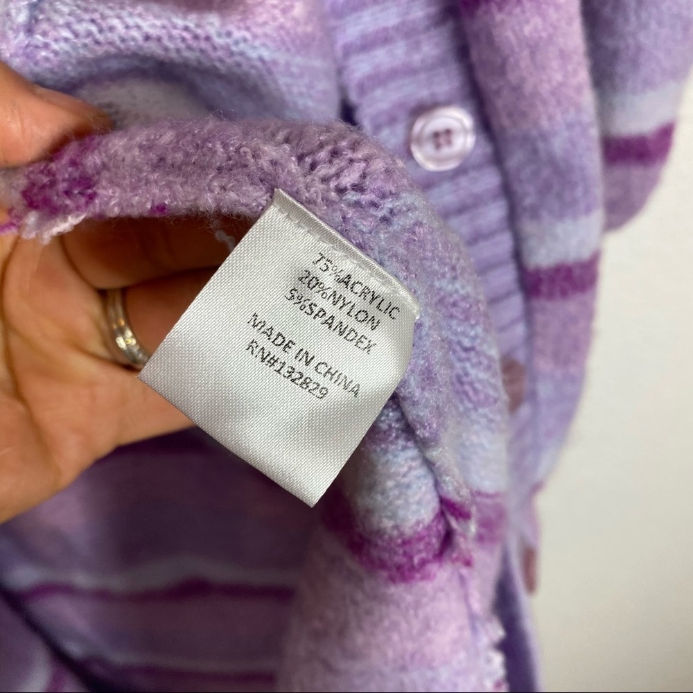 Lovers & Friends- Purple Mary Sweater Cardigan XS - Picture 6 of 8